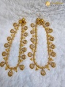 Lushkara Gold and Pearl Charm Anklets