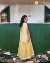 Lushkara Yellow Girls' Gown