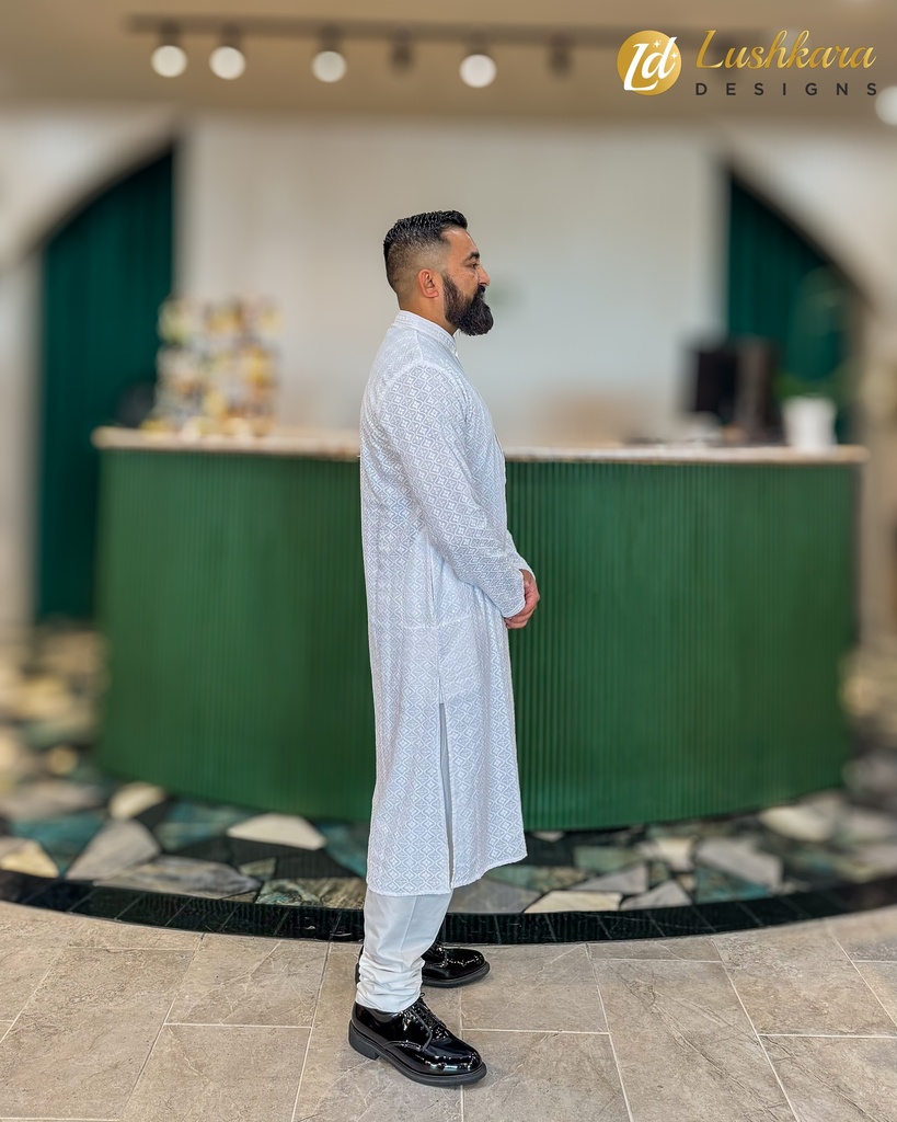 Lushkara White Kurta Pajama