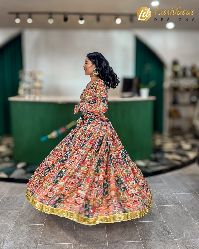 Lushkara Bohemian Charm Lehenga