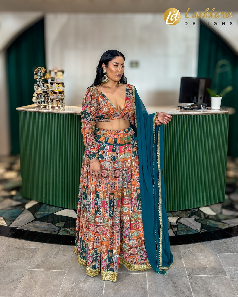 Lushkara Bohemian Charm Lehenga