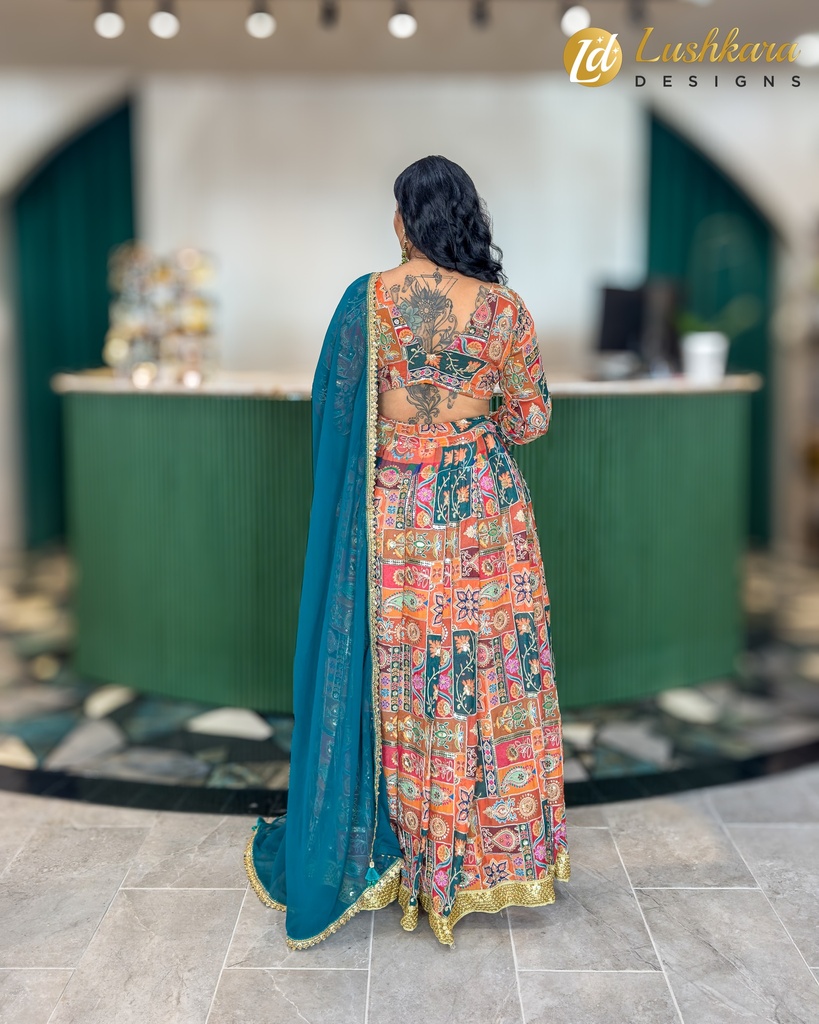 Lushkara Bohemian Charm Lehenga