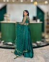 Lushkara Emerald Green Lehenga