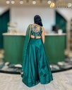 Lushkara Emerald Green Lehenga