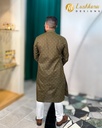 Lushkara Olive Green Kurta for Men