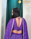 Lushkara Royal Purple Lehenga: A Glamorous Statement