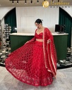 Lushkara Bridal Red Lehenga: Radiance in Tradition