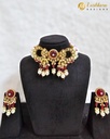 Lushkara Crimson Elegance Necklace Set