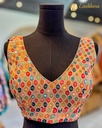 Lushkara Multicolored Embroidered Blouse