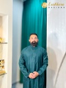 Lushkara Deep Green Kurta for Men