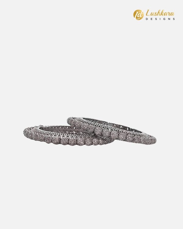 Lushkara American Diamond Bangle Set - Image 2