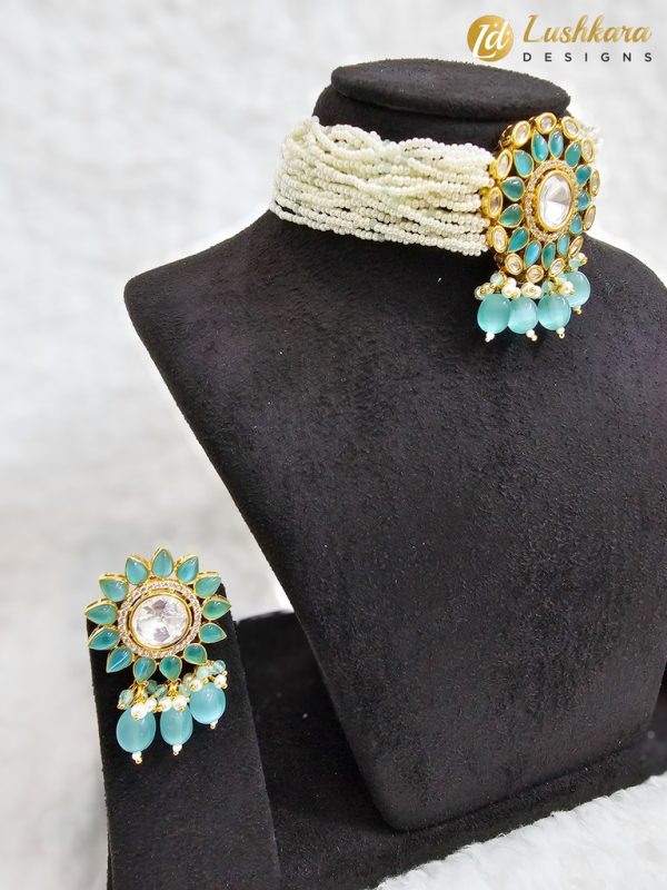 Lushkara Aqua Radiance Necklace Set - Image 2