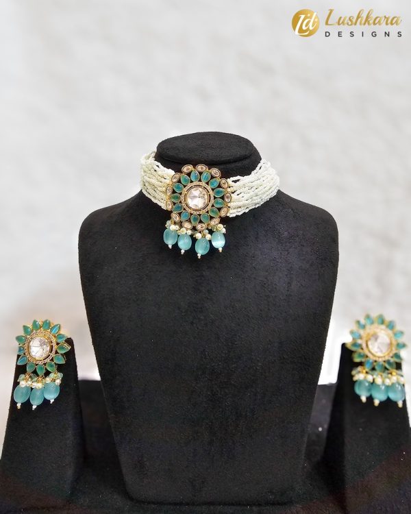 Lushkara Aqua Radiance Necklace Set