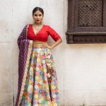 Lushkara Banarasi Silk Lehenga W/Russsian Silk Blouse And Dupatta With Heavy Laces & Latkans (Light)