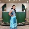 Lushkara Blue and Aqua Girls' Salwar Kameez Set - Image 3