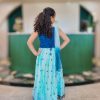 Lushkara Blue and Aqua Girls' Salwar Kameez Set - Image 2