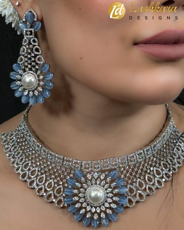 Lushkara Celestial Bloom Neckset: Radiance Redefined