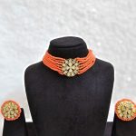 Lushkara Coral Elegance Necklace Set