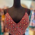 Lushkara Embroidered Red Blouse