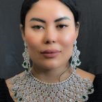 Lushkara Emerald Cascade Neckset: Majestic Allure