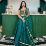 Lushkara Emerald Green Lehenga