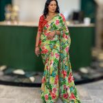 Lushkara Floral Elegance Saree