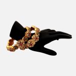 Lushkara Gold Antique Kada Bangle Elephant