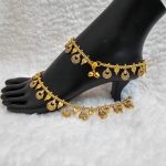 Lushkara Gold and Pearl Charm Anklets