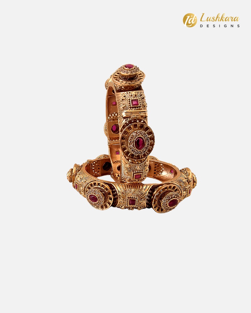 Lushkara Kundan Openable Bangle