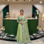 Lushkara Light Green and Silver Embroidered Lehenga Set