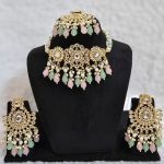 Lushkara Pastel Elegance Kundan Choker Set
