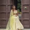 Lushkara Pastel Lehenga Light Yellow - Image 2