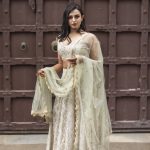 Lushkara Pastel Lehenga Mint Green