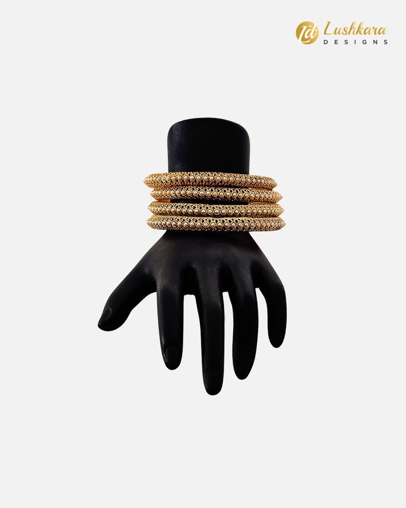 Lushkara Pearl Antique Bangle