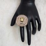 Lushkara Radiant Yellow Sunburst Ring