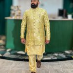 Lushkara Regal Gold Sherwani