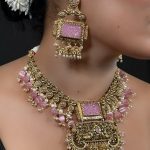 Lushkara Rose Vintage Neckset: Grace in Every Detail