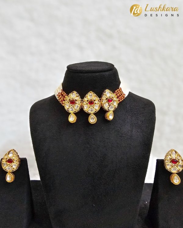 Lushkara Ruby Radiance Necklace Set