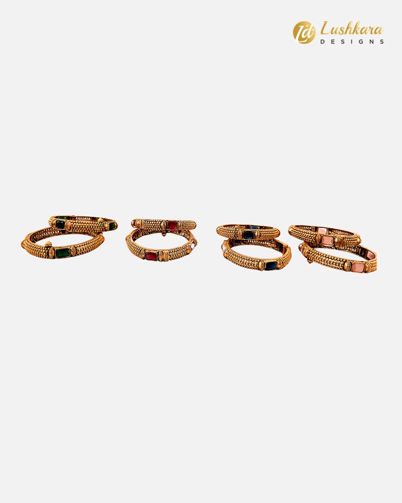 Lushkara Square stone Bangle