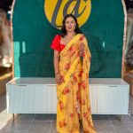 Lushkara Sunshine Bloom Saree