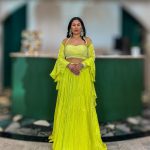 Lushkara Vibrant Neon Green Lehenga