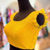 Lushkara Vibrant Yellow Blouse - Image 2