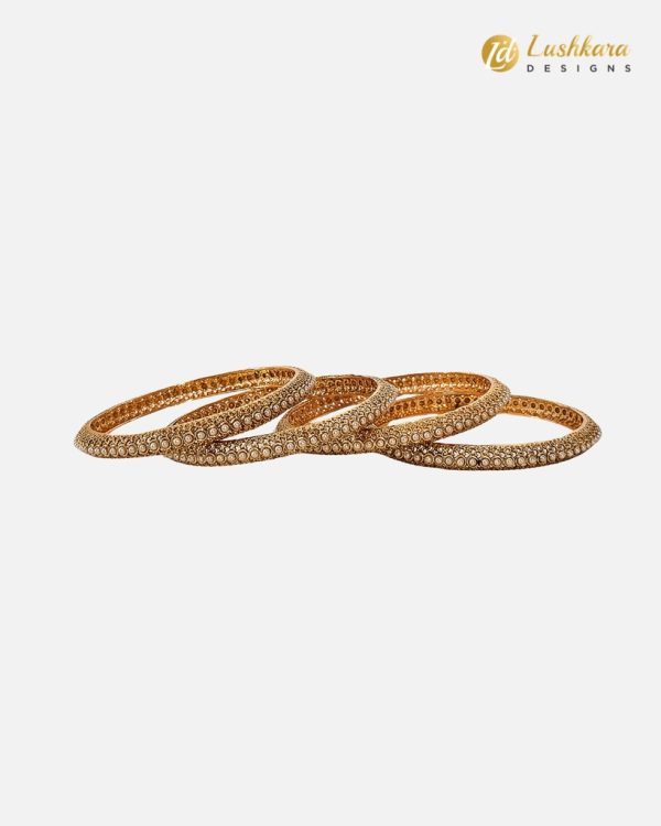 Lushkara Pearl Antique Bangle - Image 3