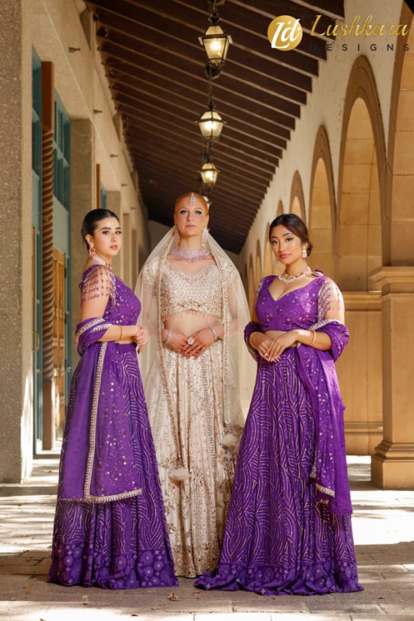 Lushkara Royal Purple Lehenga: A Glamorous Statement - Image 3