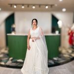 Lushkara Enchanting Ivory Bridal Lehenga