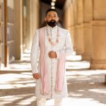 Lushkara Ivory Royal Sherwani with Intricate Embroidery