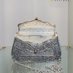 Lushkara Handcrafted Pure Silver Engraved Clutch