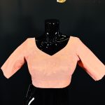 Lushkara Elegant Peach V-Neck Blouse