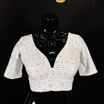 Lushkara White Elegance Eyelet Blouse