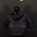Lushkara Midnight Sparkle Black Blouse